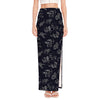 Zodiac Constellation Pattern Print High Slit Maxi Skirt