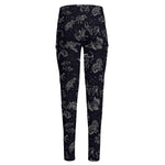 Zodiac Constellation Pattern Print High-Waisted Pocket Leggings