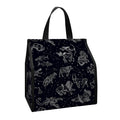 Zodiac Constellation Pattern Print Insulated Lunch Tote