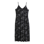Zodiac Constellation Pattern Print Jersey Midi Cami Dress