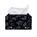 Zodiac Constellation Pattern Print Leather Tissue Box Cover