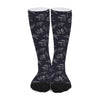 Zodiac Constellation Pattern Print Long Socks