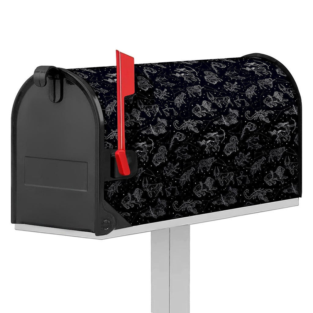 Zodiac Constellation Pattern Print Mailbox Cover