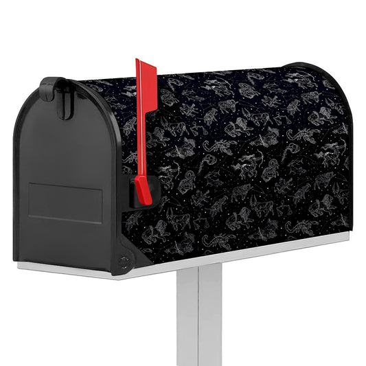 Zodiac Constellation Pattern Print Mailbox Cover