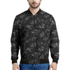 Zodiac Constellation Pattern Print Men's Bomber Jacket