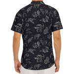 Zodiac Constellation Pattern Print Men's Deep V-Neck Shirt