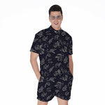 Zodiac Constellation Pattern Print Men's Rompers