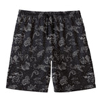 Zodiac Constellation Pattern Print Men's Swim Trunks