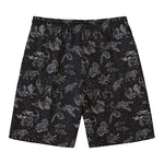 Zodiac Constellation Pattern Print Men's Swim Trunks