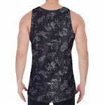 Zodiac Constellation Pattern Print Men's Velvet Tank Top