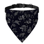 Zodiac Constellation Pattern Print Over The Collar Dog Bandana