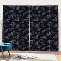 Zodiac Constellation Pattern Print Pencil Pleat Curtains