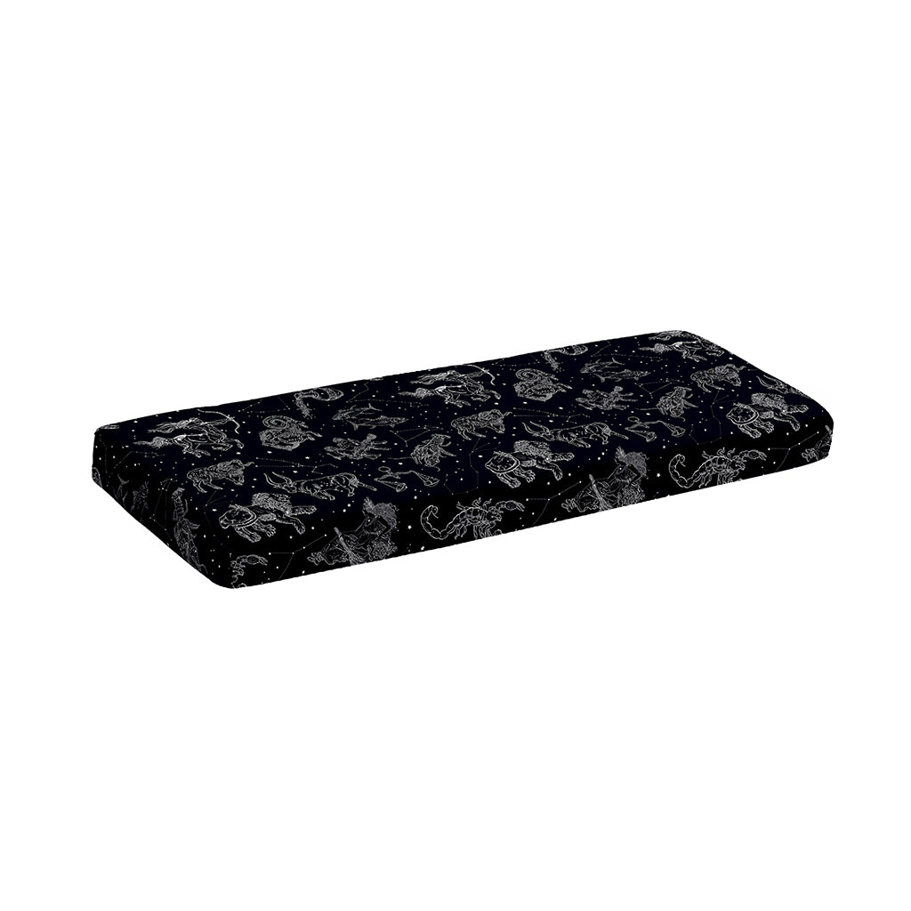 Zodiac Constellation Pattern Print Piano Keyboard Cover