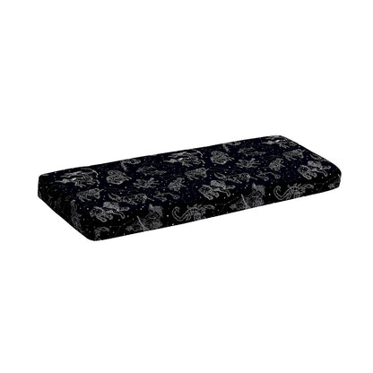 Zodiac Constellation Pattern Print Piano Keyboard Cover