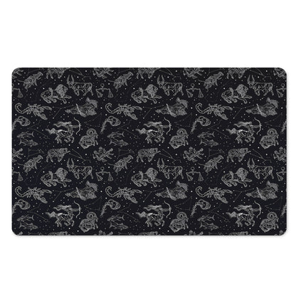 Zodiac Constellation Pattern Print Polyester Doormat