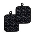 Zodiac Constellation Pattern Print Pot Holders