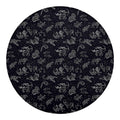 Zodiac Constellation Pattern Print Round Blanket