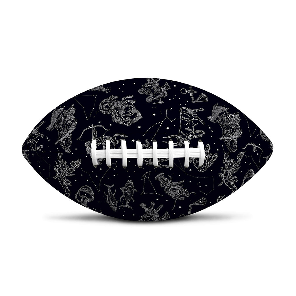 Zodiac Constellation Pattern Print Rugby Ball