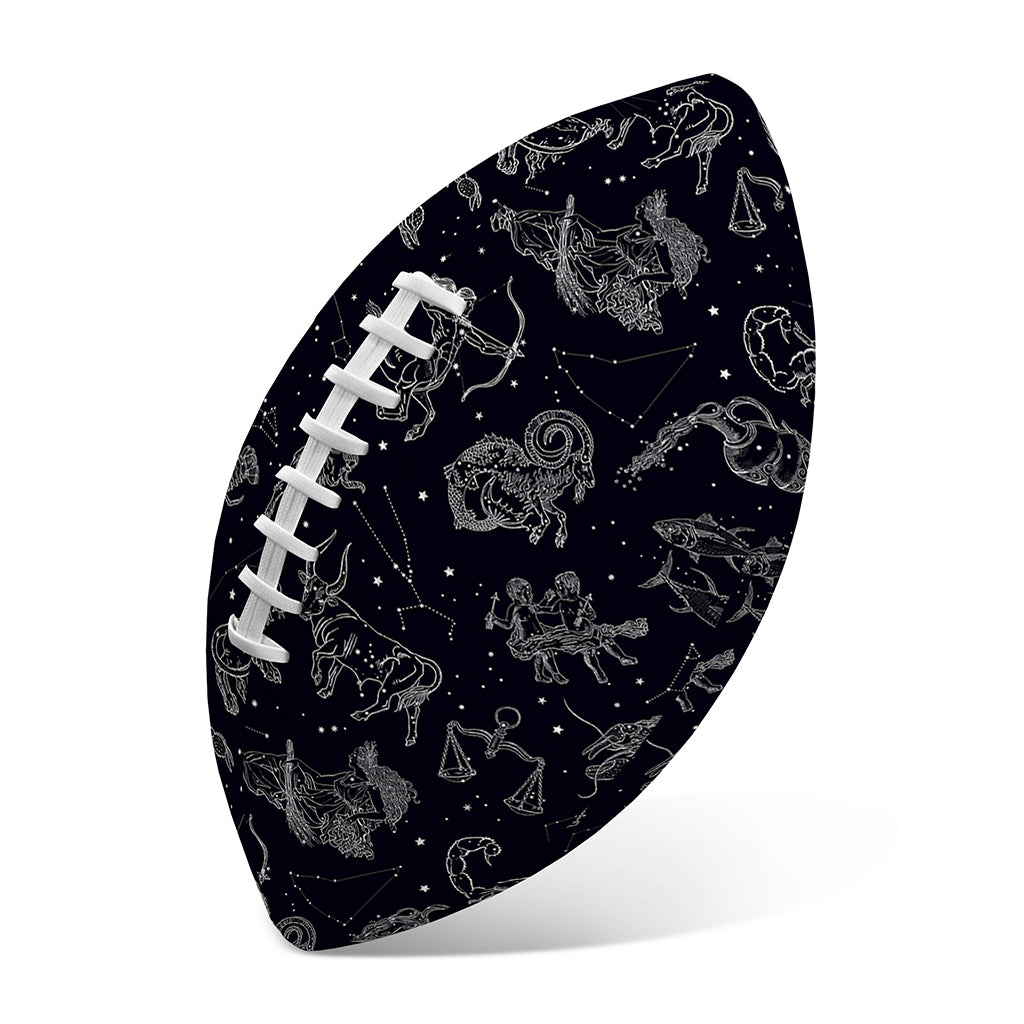 Zodiac Constellation Pattern Print Rugby Ball
