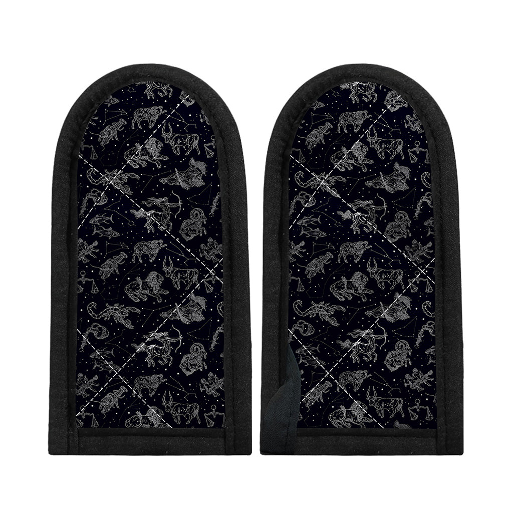 Zodiac Constellation Pattern Print Skillet Handle Cover