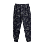 Zodiac Constellation Pattern Print Sweatpants