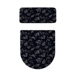 Zodiac Constellation Pattern Print Toilet Lid And Tank Cover Set