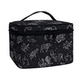 Zodiac Constellation Pattern Print Travel Makeup Bag