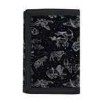 Zodiac Constellation Pattern Print Trifold Wallet