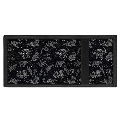 Zodiac Constellation Pattern Print Trifold Wallet