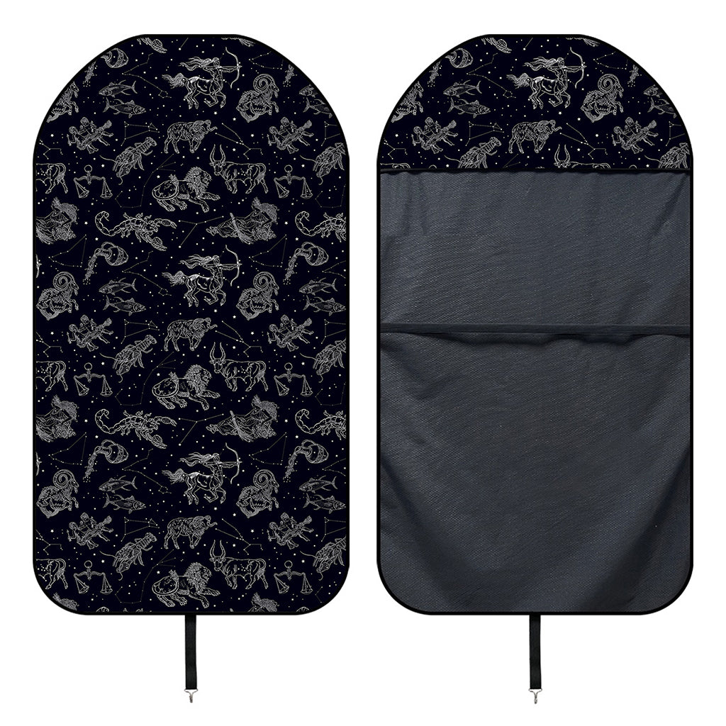 Zodiac Constellation Pattern Print Waterproof Car Seat Cover
