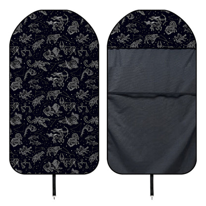 Zodiac Constellation Pattern Print Waterproof Car Seat Cover