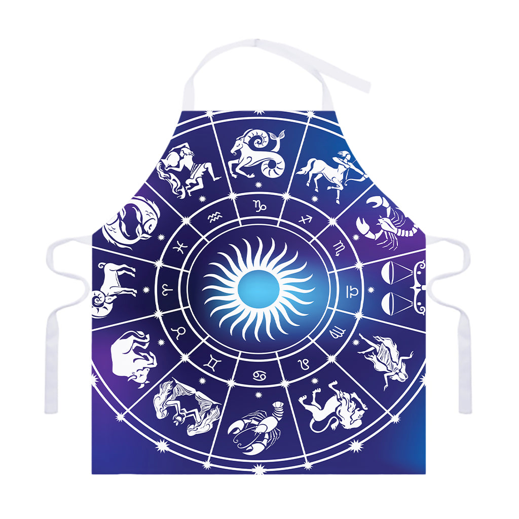Zodiac Horoscopes Print Adjustable Apron