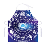 Zodiac Horoscopes Print Adjustable Apron