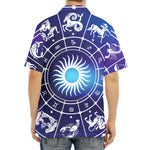 Zodiac Horoscopes Print Aloha Shirt