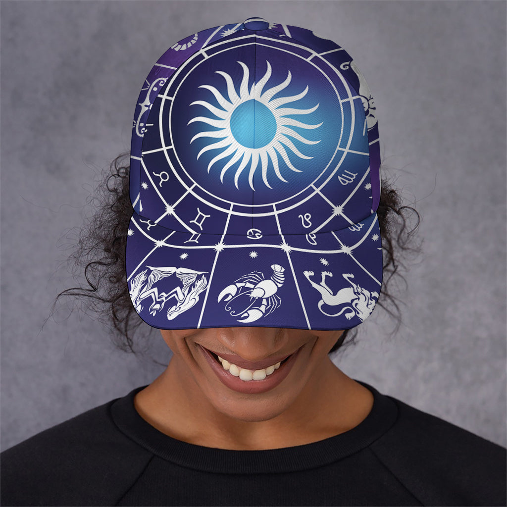 Zodiac Horoscopes Print Baseball Cap