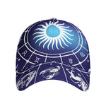 Zodiac Horoscopes Print Baseball Cap