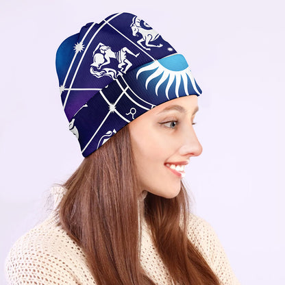 Zodiac Horoscopes Print Beanie