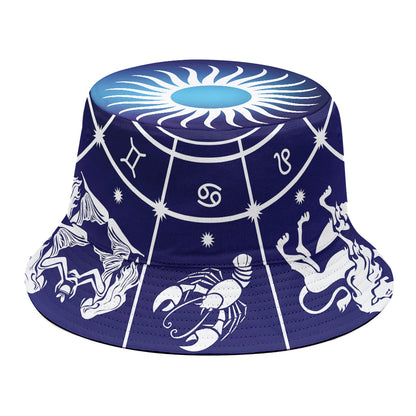 Zodiac Horoscopes Print Bucket Hat
