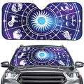 Zodiac Horoscopes Print Car Windshield Sun Shade