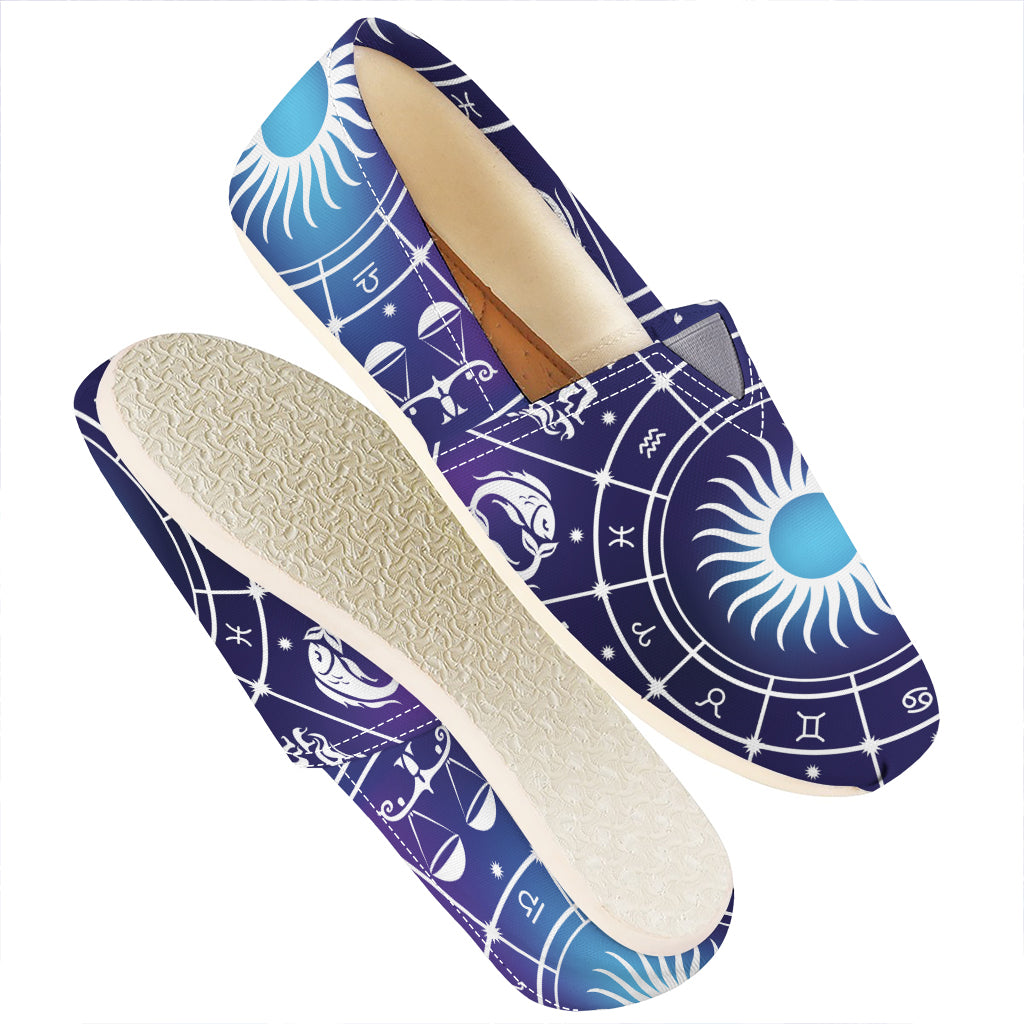 Zodiac Horoscopes Print Casual Shoes