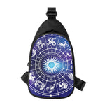 Zodiac Horoscopes Print Chest Bag