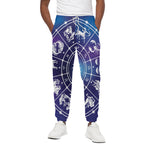 Zodiac Horoscopes Print Cotton Pants