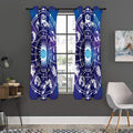 Zodiac Horoscopes Print Grommet Curtain Panels