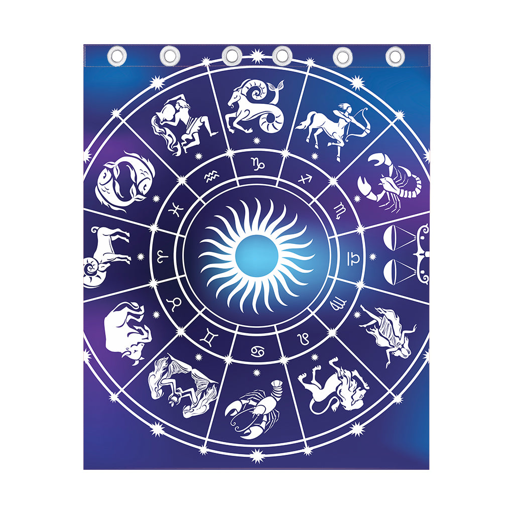 Zodiac Horoscopes Print Curtain