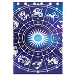 Zodiac Horoscopes Print Curtain