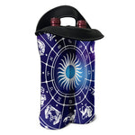 Zodiac Horoscopes Print Double Neoprene Wine Tote