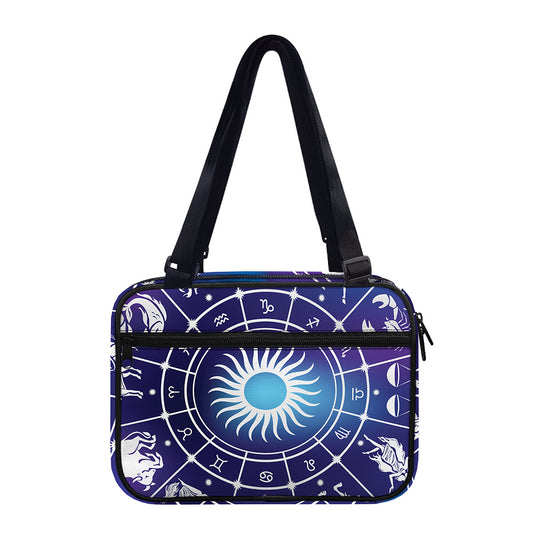 Zodiac Horoscopes Print Double Strap Bible Bag