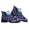 Zodiac Horoscopes Print Flat Ankle Boots