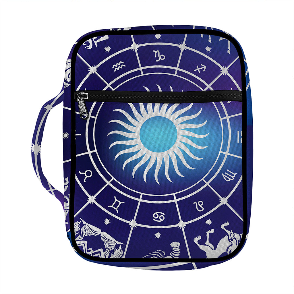Zodiac Horoscopes Print Front Pocket Bible Bag