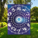 Zodiac Horoscopes Print Garden Flag
